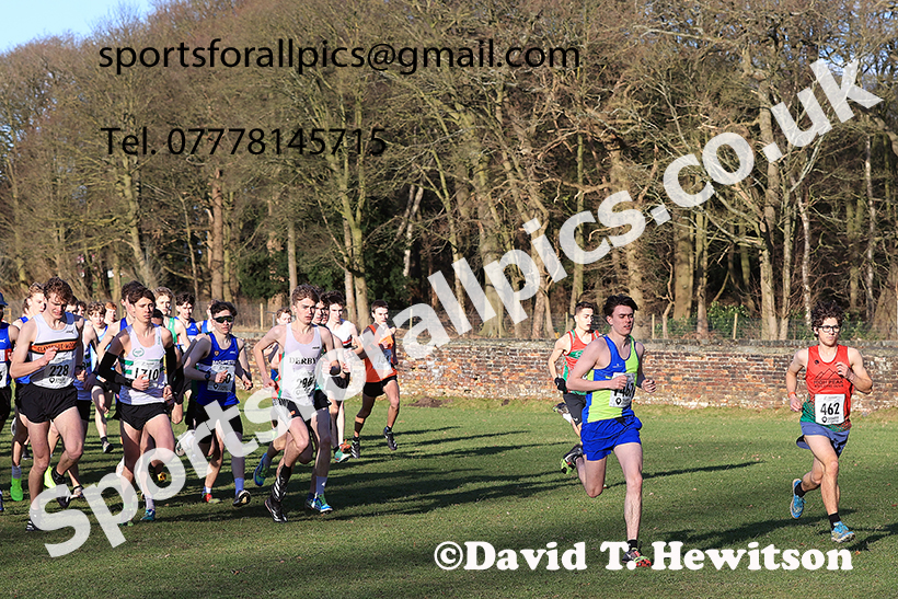 Junior mens 2025 Northern Cross Country Champs, Tatton Park, Knutsford, Cheshire. Photo: David T. Hewitson/Sports for All Pics